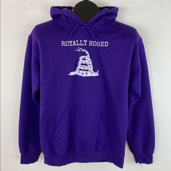 “ROYALLY Hosed” Hoodie by GoodTreasures Unisex Size Small - Picture 1 of 7